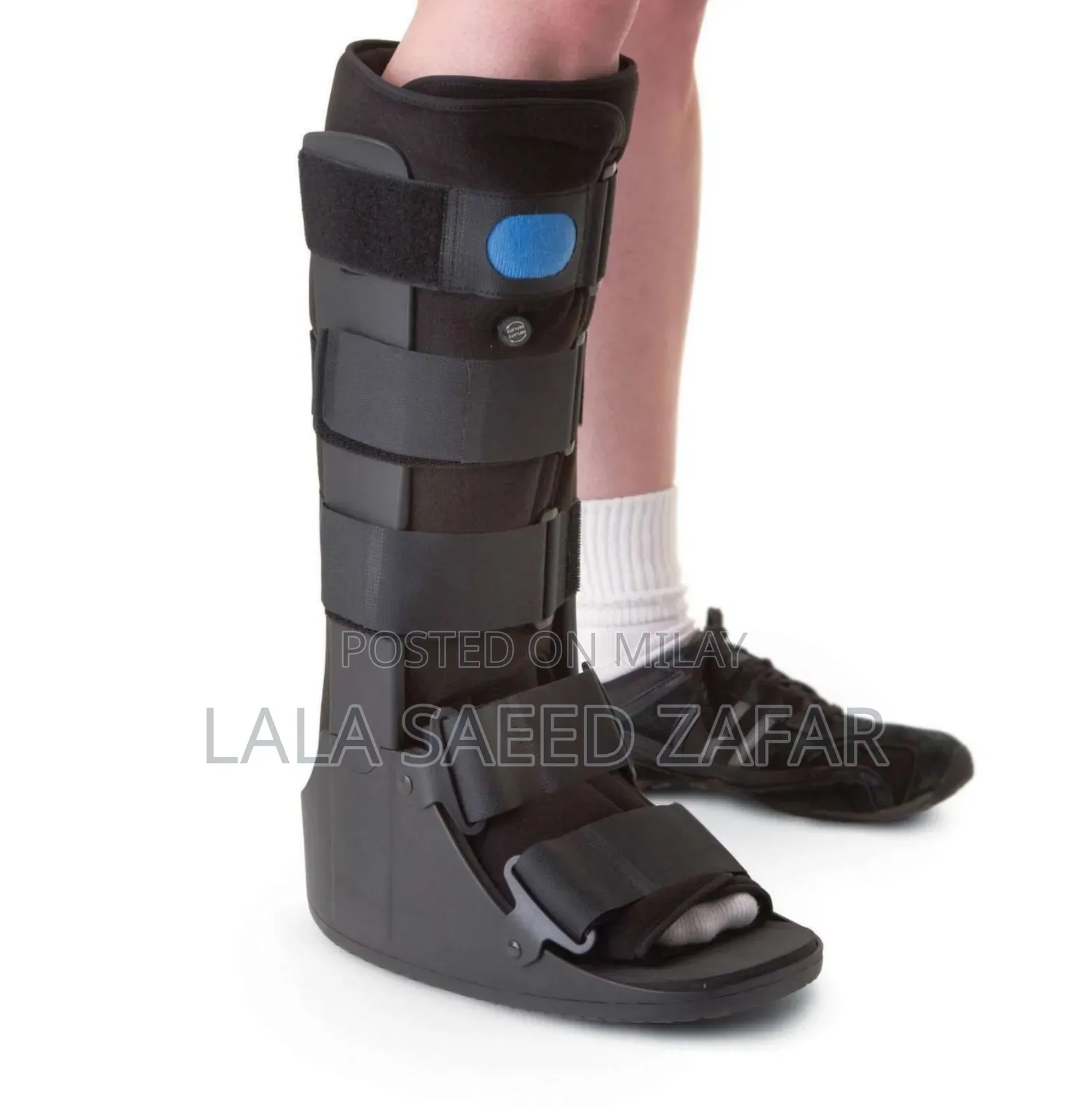 United Ortho Air Cam Walker Fracture Boot, Extra Small, Black