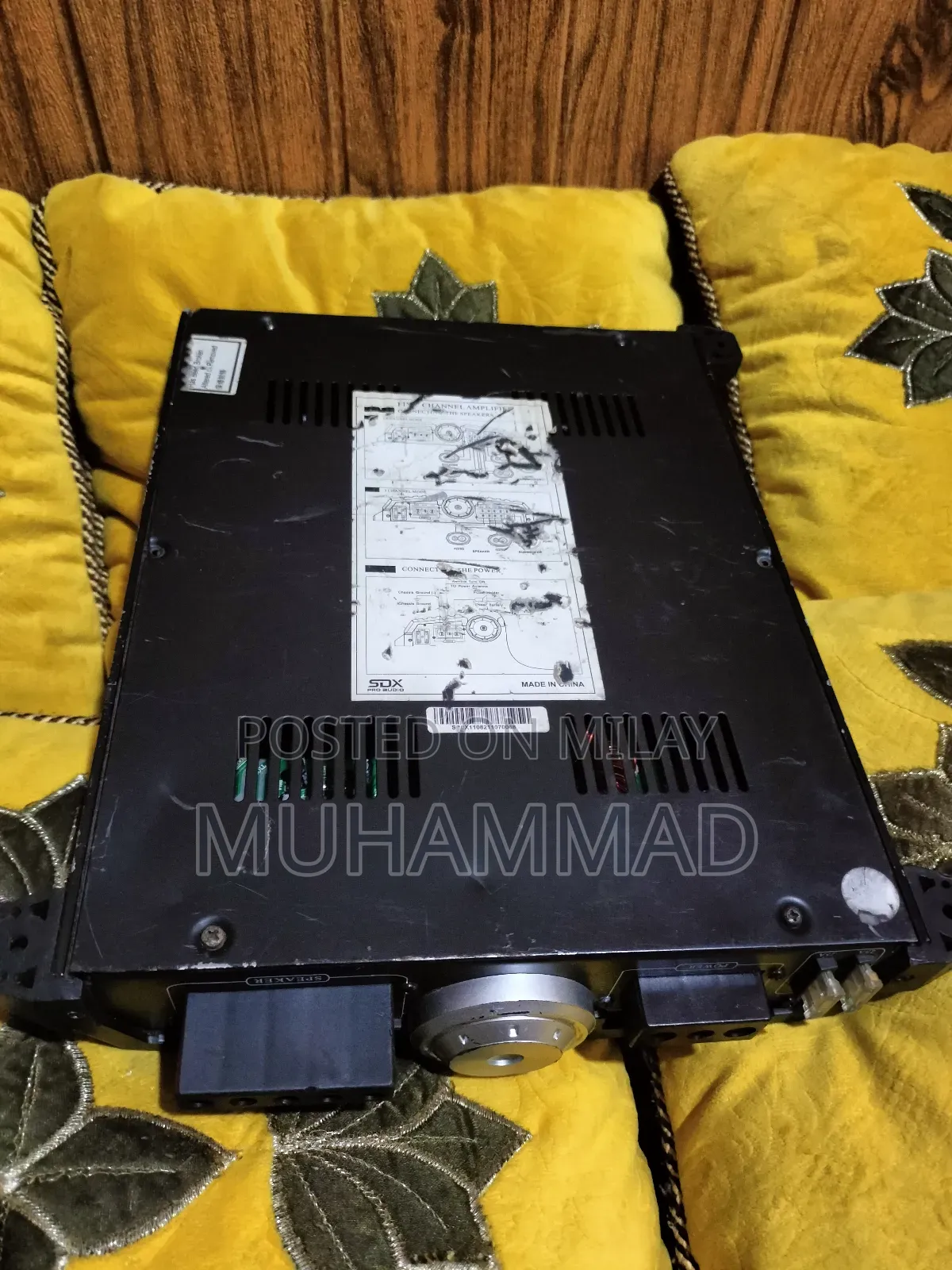 SDX Pro Audio Ap09512 Car Amplifier 5 Channel Made in Usa