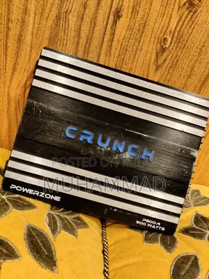 Crunch P900.4 Power Zone 4 Channel Car Amplifier Made in Usa