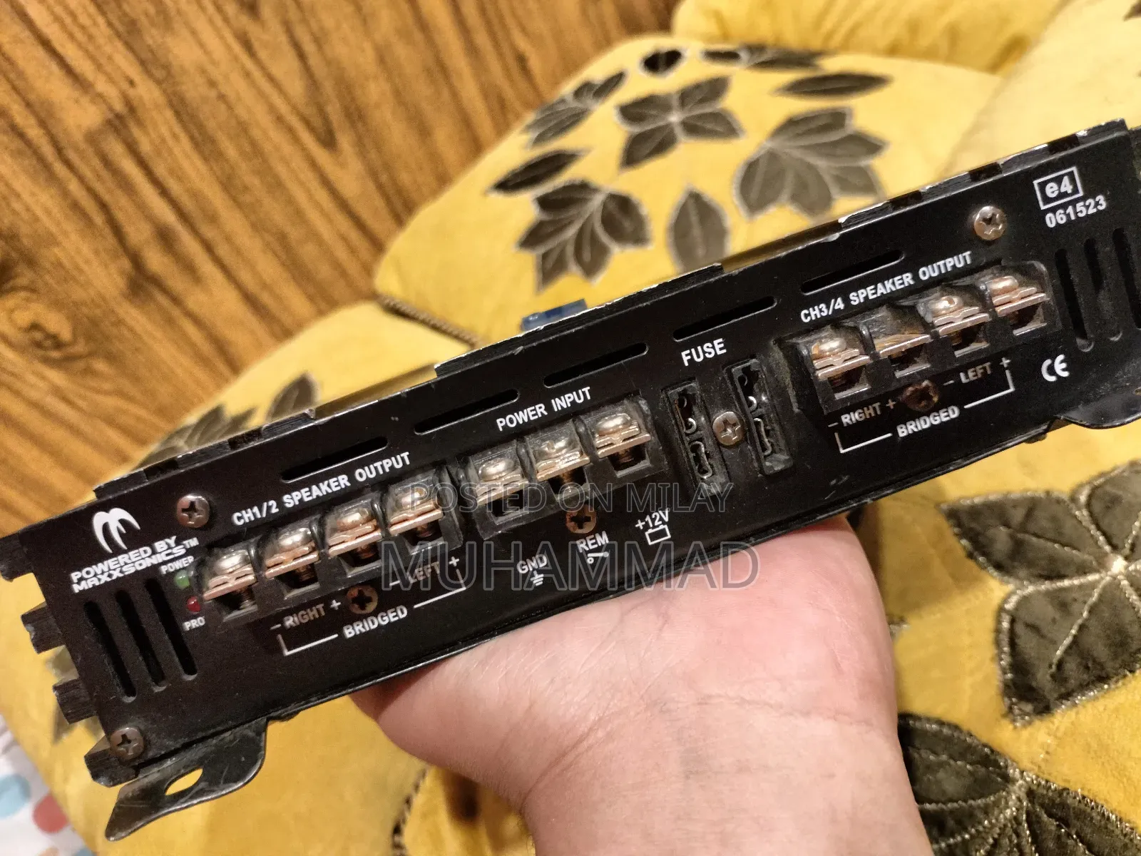 Crunch P900.4 Power Zone 4 Channel Car Amplifier Made in Usa