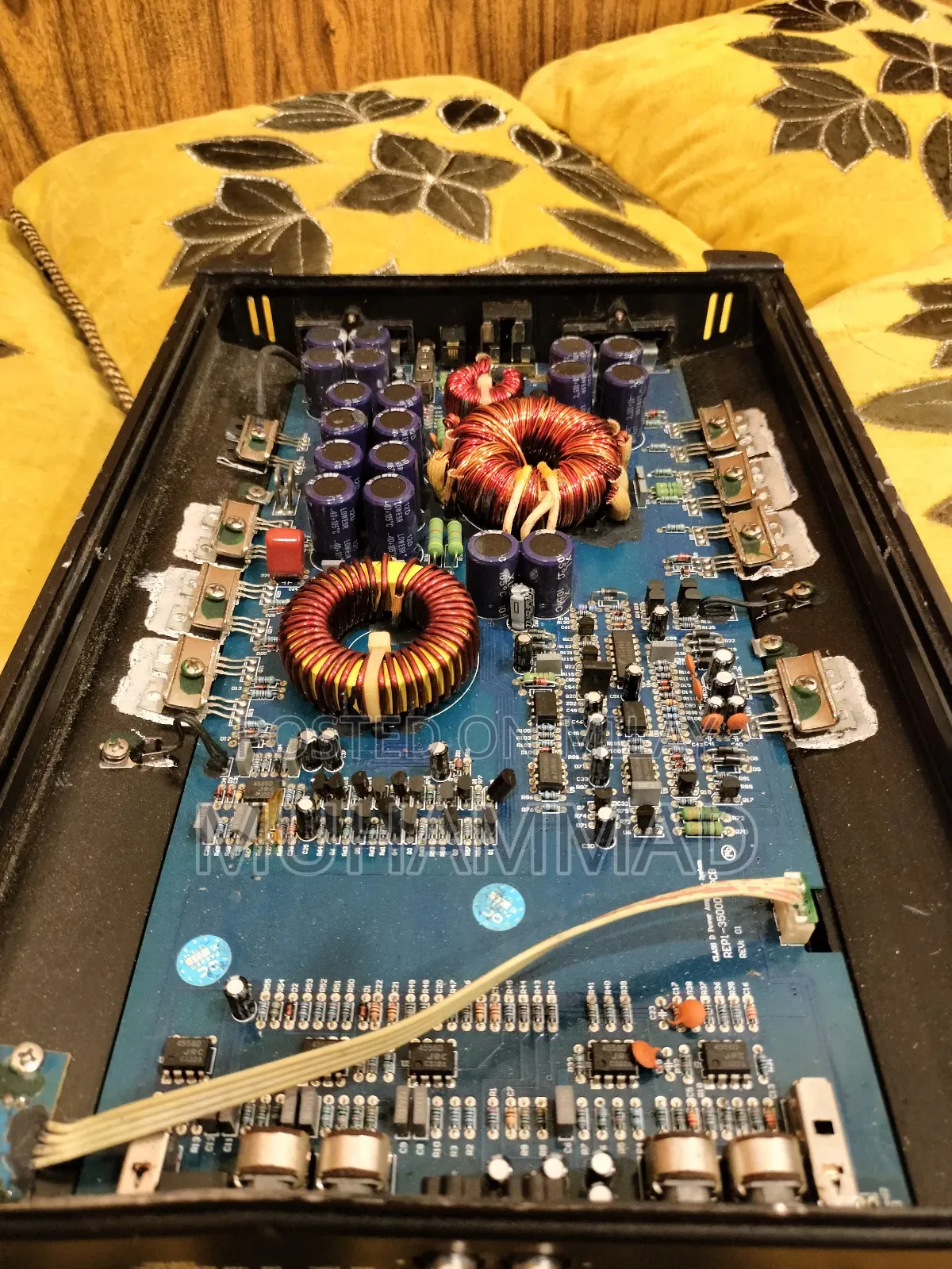 Power Acoustic Rep 1.3500d Mono Amp Made in Usa 1800 RMS at 1 Ohm