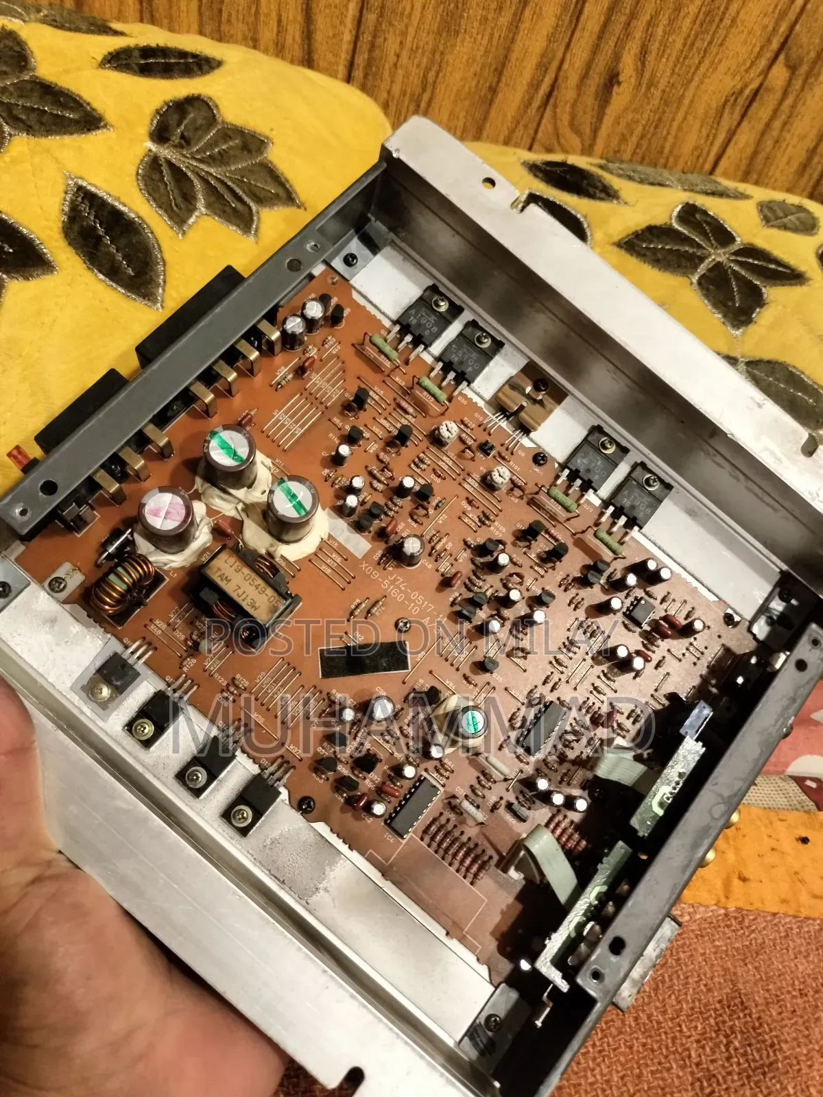 Kenwood Kac-626 2 Channel Car Amp Made in Mexico Not Repair Not Open