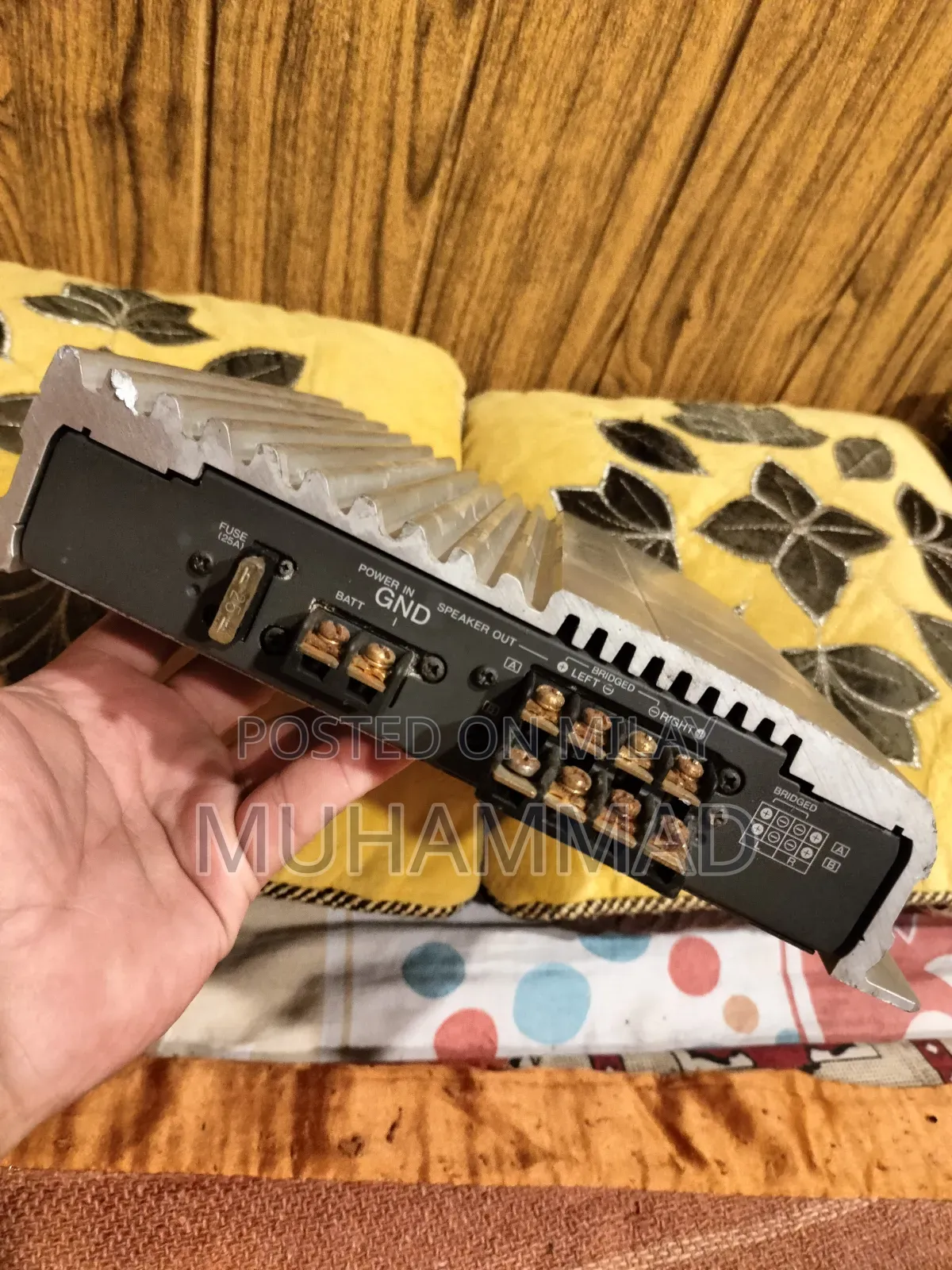 Kenwood Kac-646 4 Channel Car Amplifier Made in Mexico