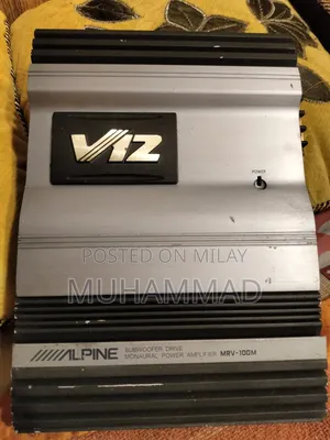 Alpine MRV 100m Car Mono Amplifier Only for Woofer Not Repair