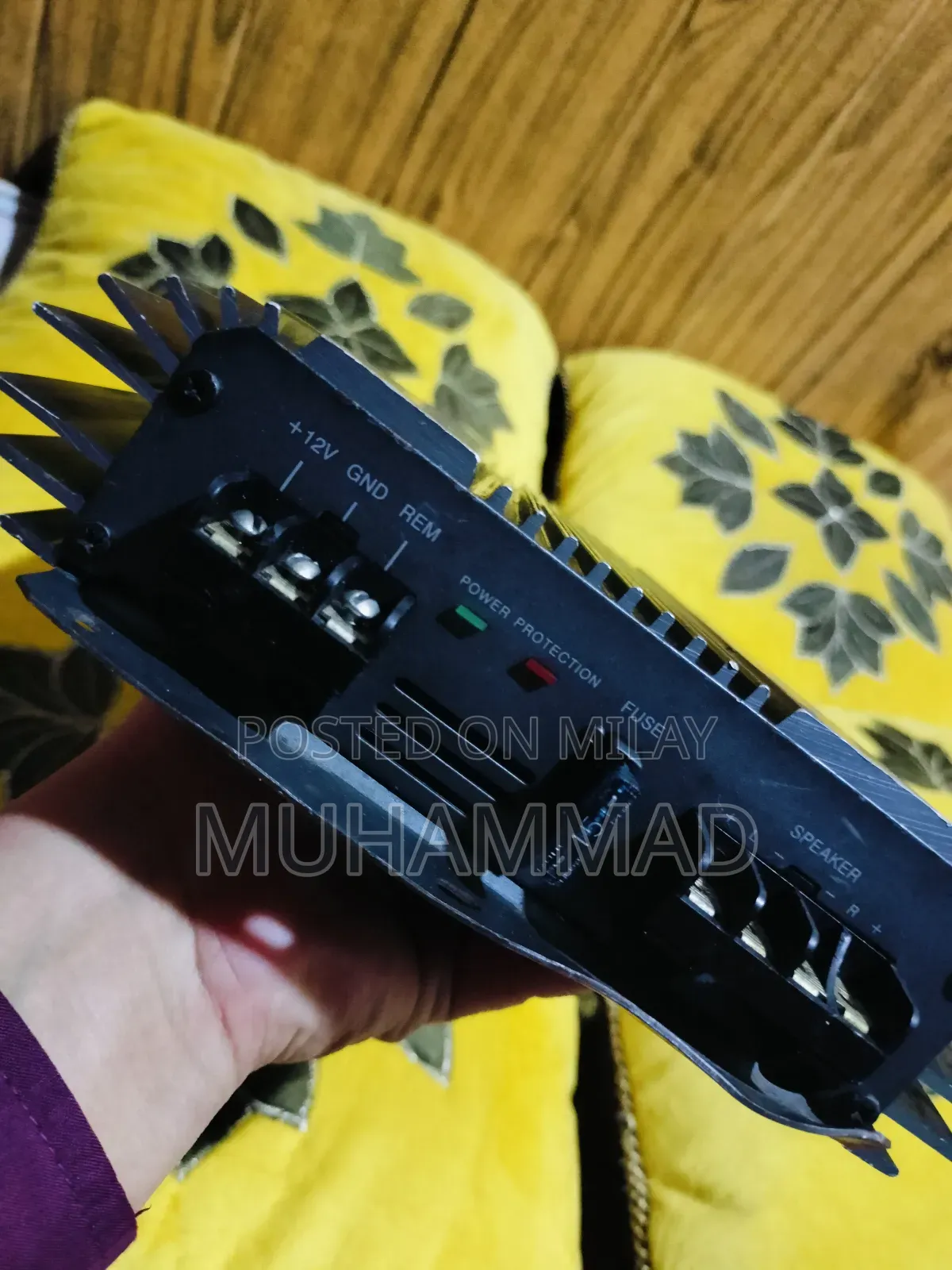 Optimus Car Amplifier 2 Channel Made in Usa Only for Speaker