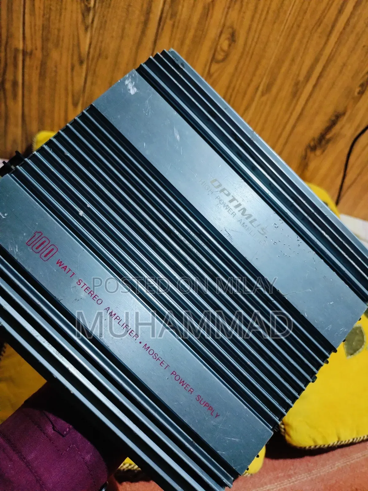 Optimus Car Amplifier 2 Channel Made in Usa Only for Speaker