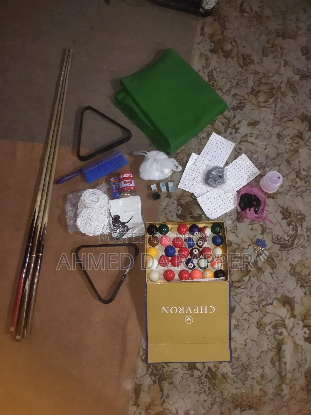 Snooker for Sale With 2 Ball Sets