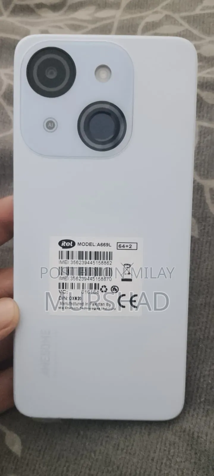 New Itel A50C 32 GB Blue