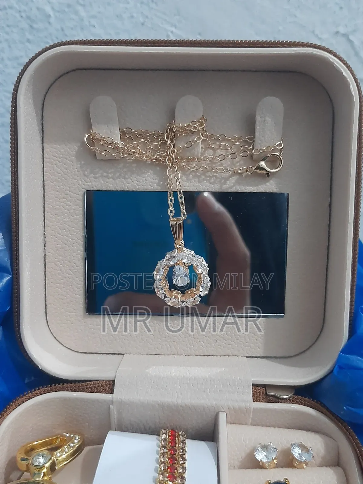 Elegant Ladies Jewelry Gift Set – Watch, Bracelet Stone Rings