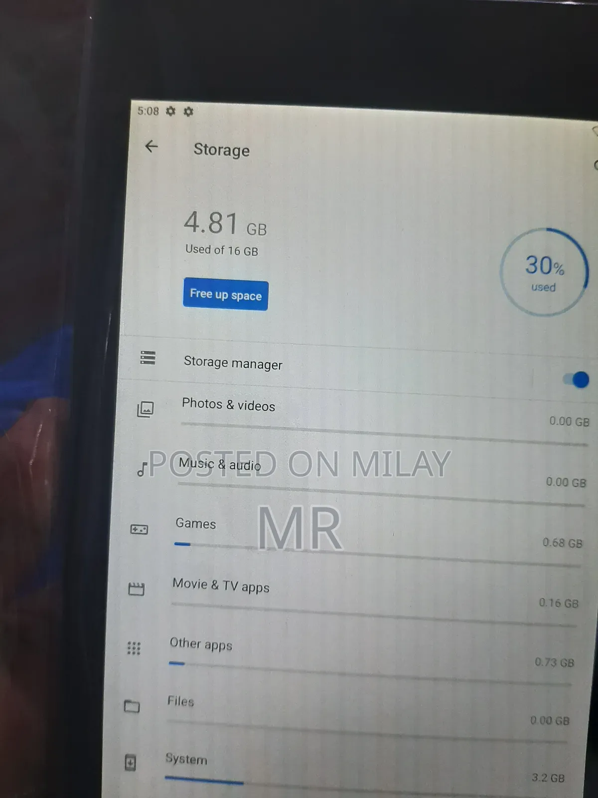 New Tablet 16 GB Black