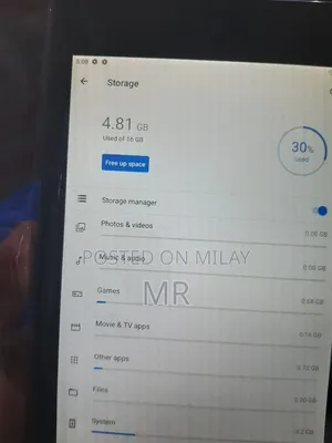 New Tablet 16 GB Black