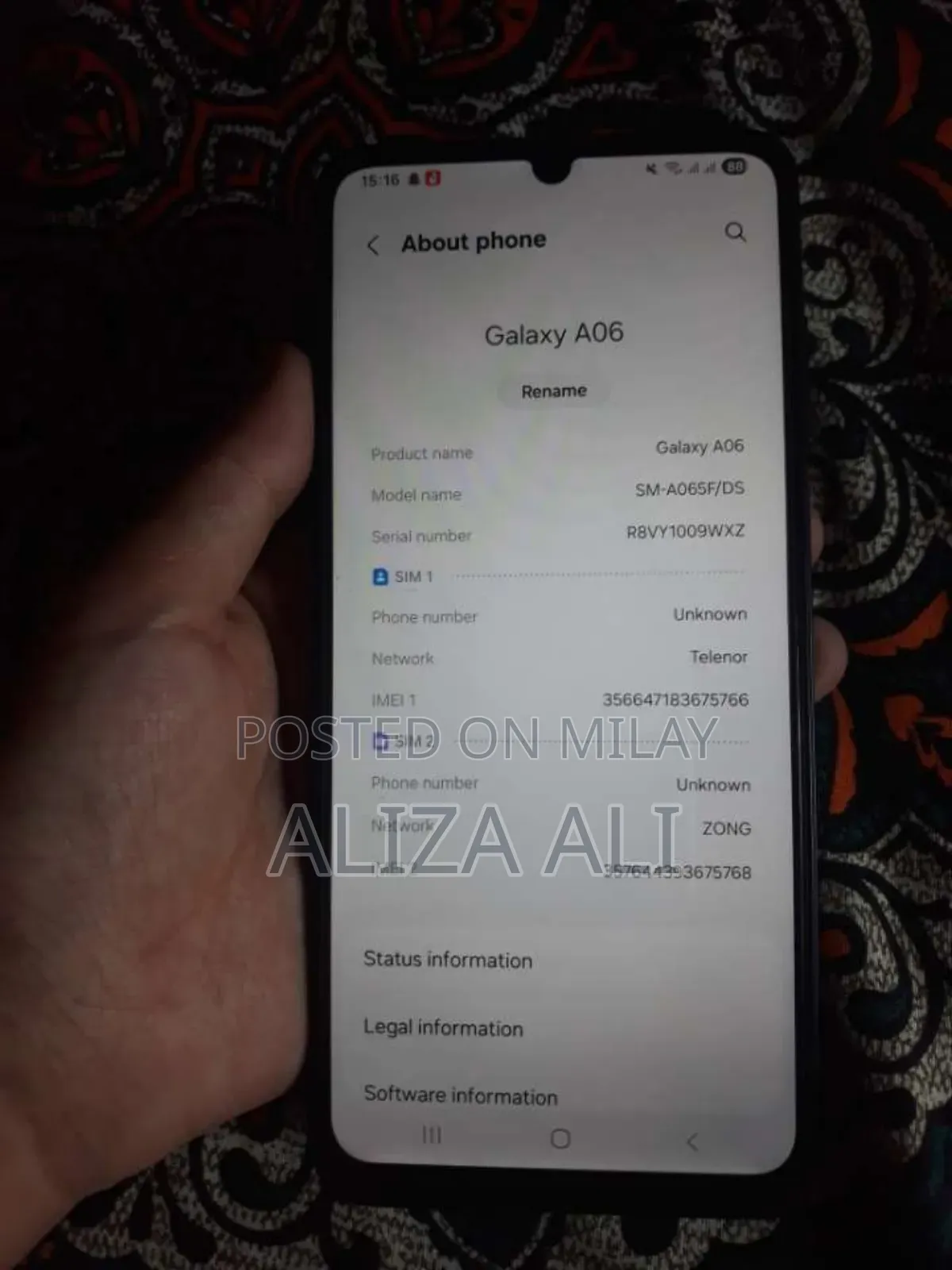 New Samsung Galaxy A06 64 GB Black