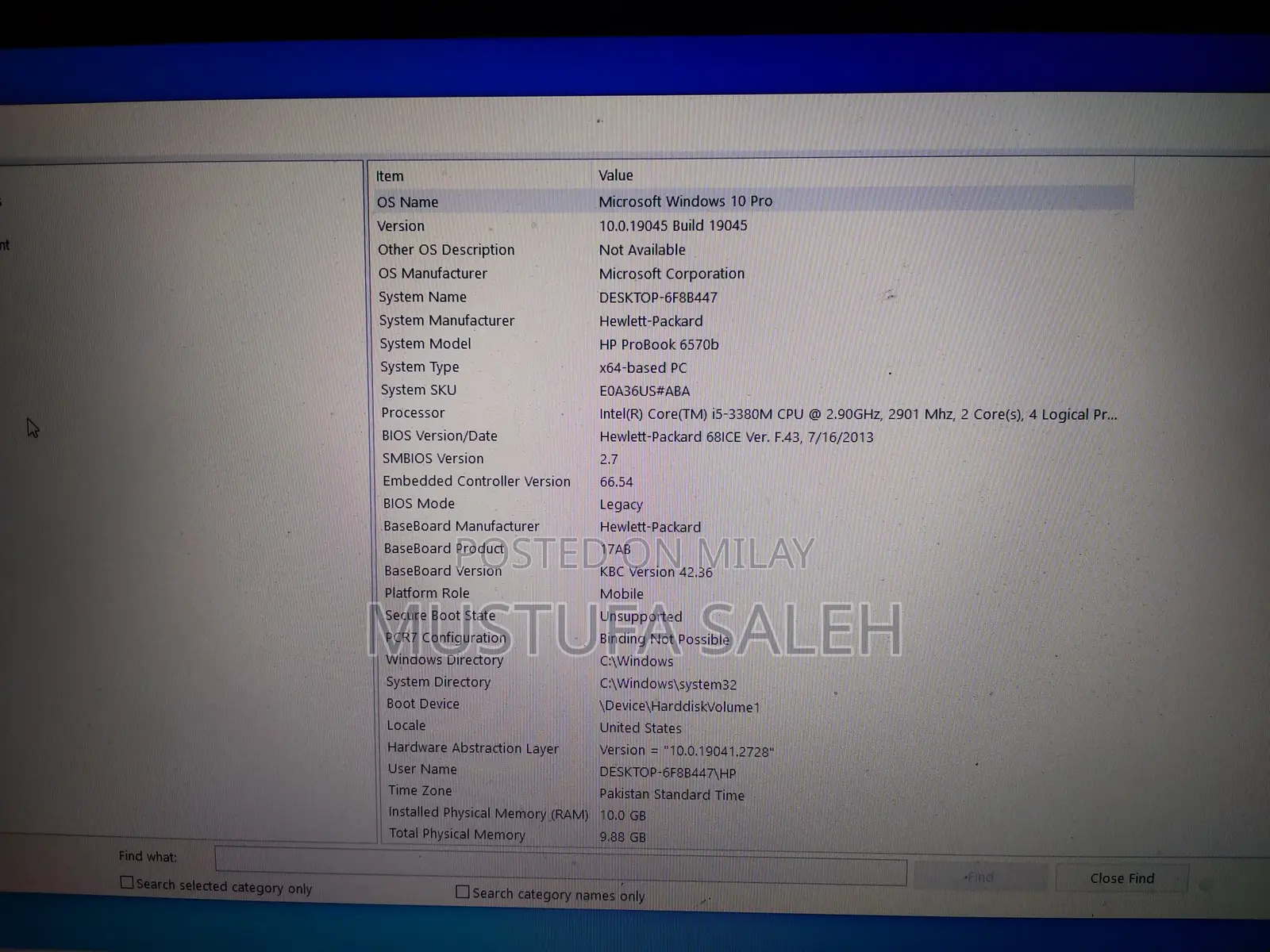 Laptop HP ProBook 6570B 8GB Intel Core I5 SSD 256GB