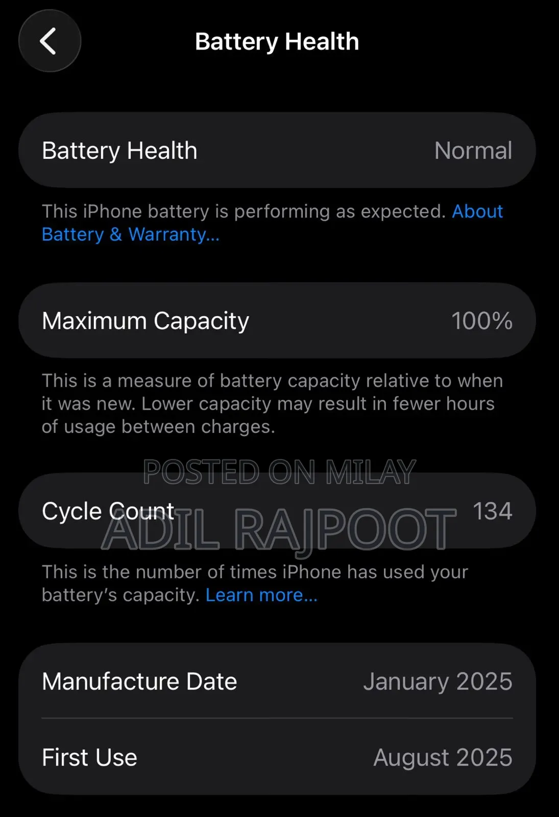 New Apple iPhone 16 128 GB Blue