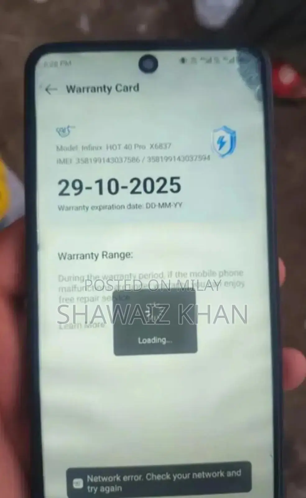 Infinix Hot 40 Pro 256 GB Black