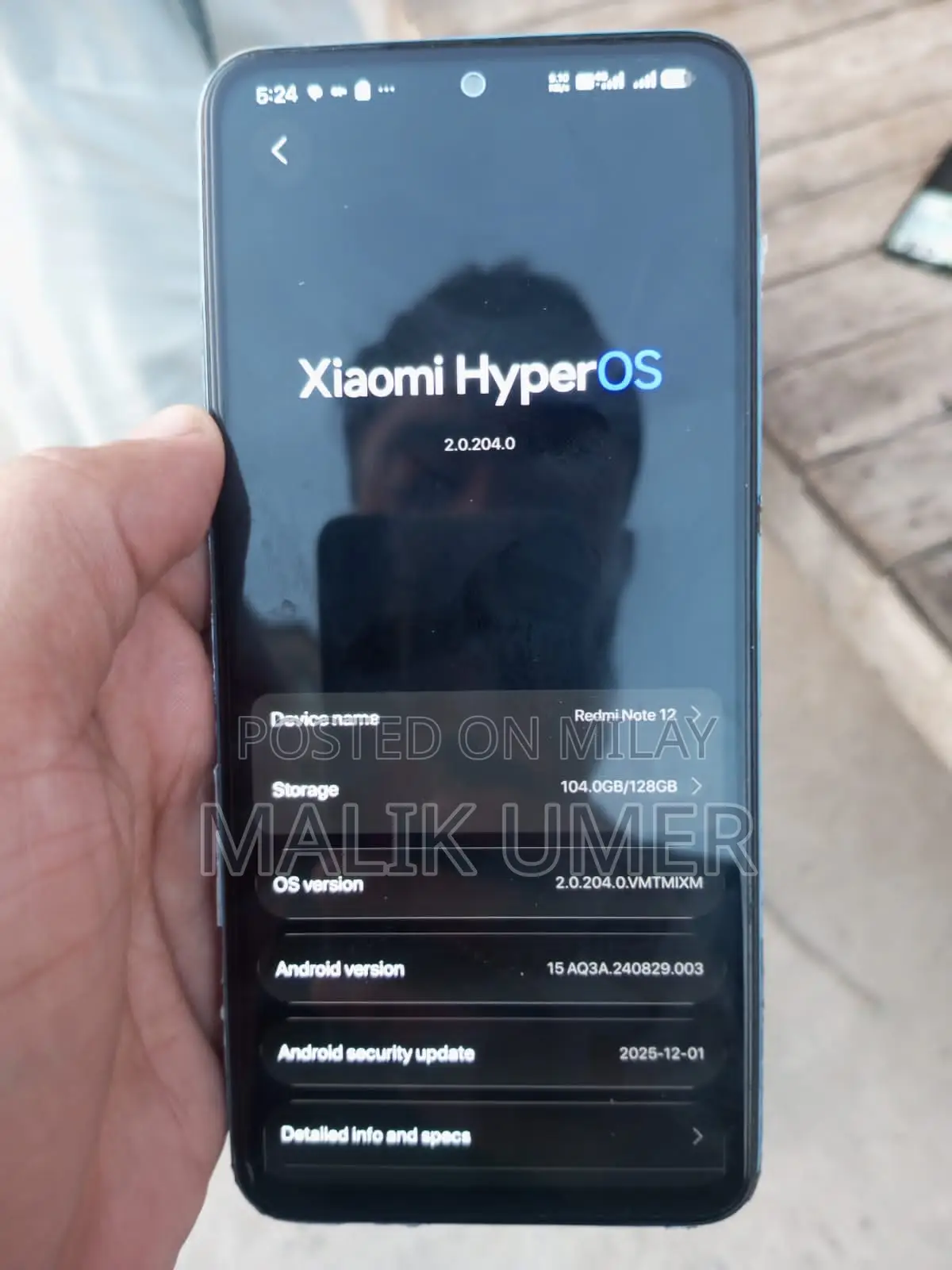 Xiaomi Redmi Note 12 4G 128 GB Blue