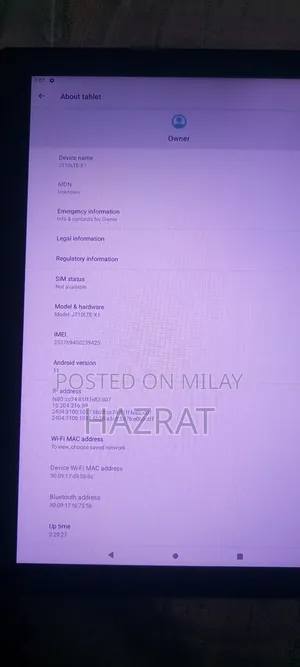 New Tablet 32 GB Black