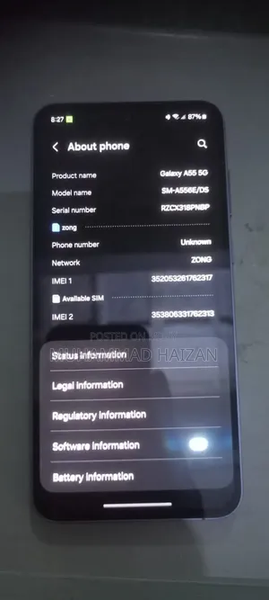 Samsung Galaxy A55 256 GB Blue