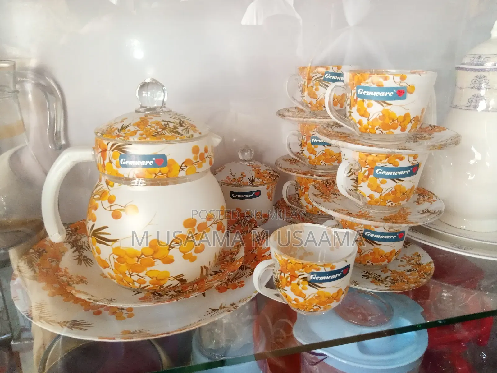 Tea Set Graceware Glass