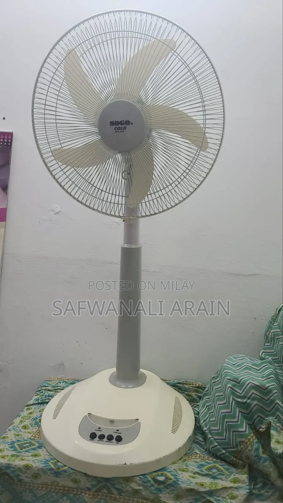 Ac Dc 12 Watt Chargable Fans ( Differnt Types)