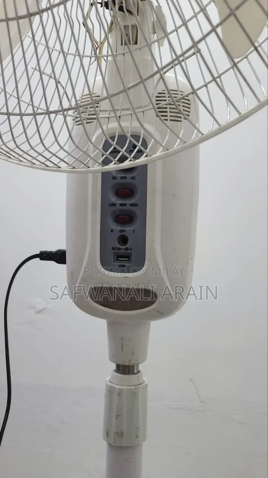 Ac Dc 12 Watt Chargable Fans ( Differnt Types)