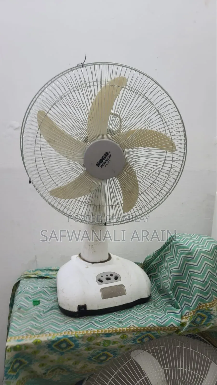Ac Dc 12 Watt Chargable Fans ( Differnt Types)