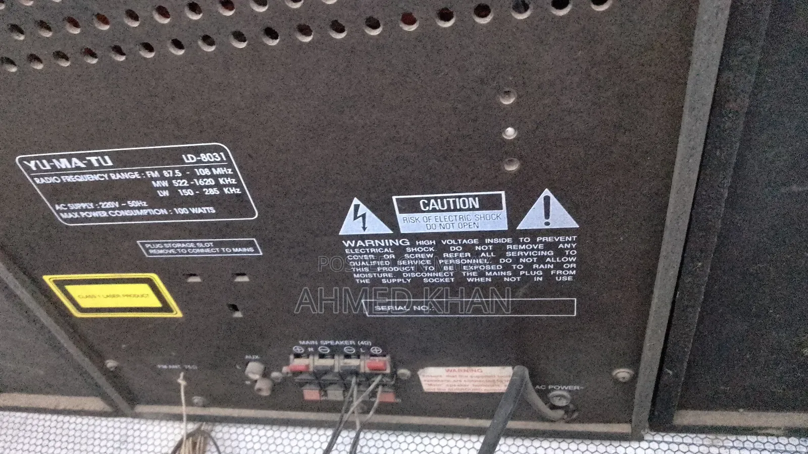 Yumatu Audio Cassette and Cd Player