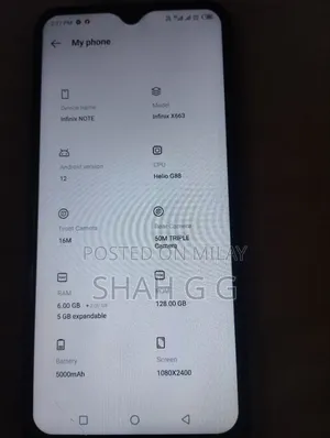 Infinix Note 12 128 GB Black