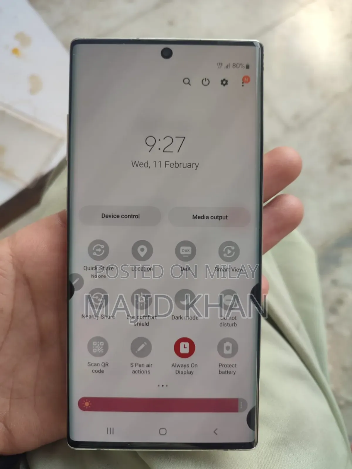 New Samsung Galaxy Note 10 Plus 5G 256 GB Silver