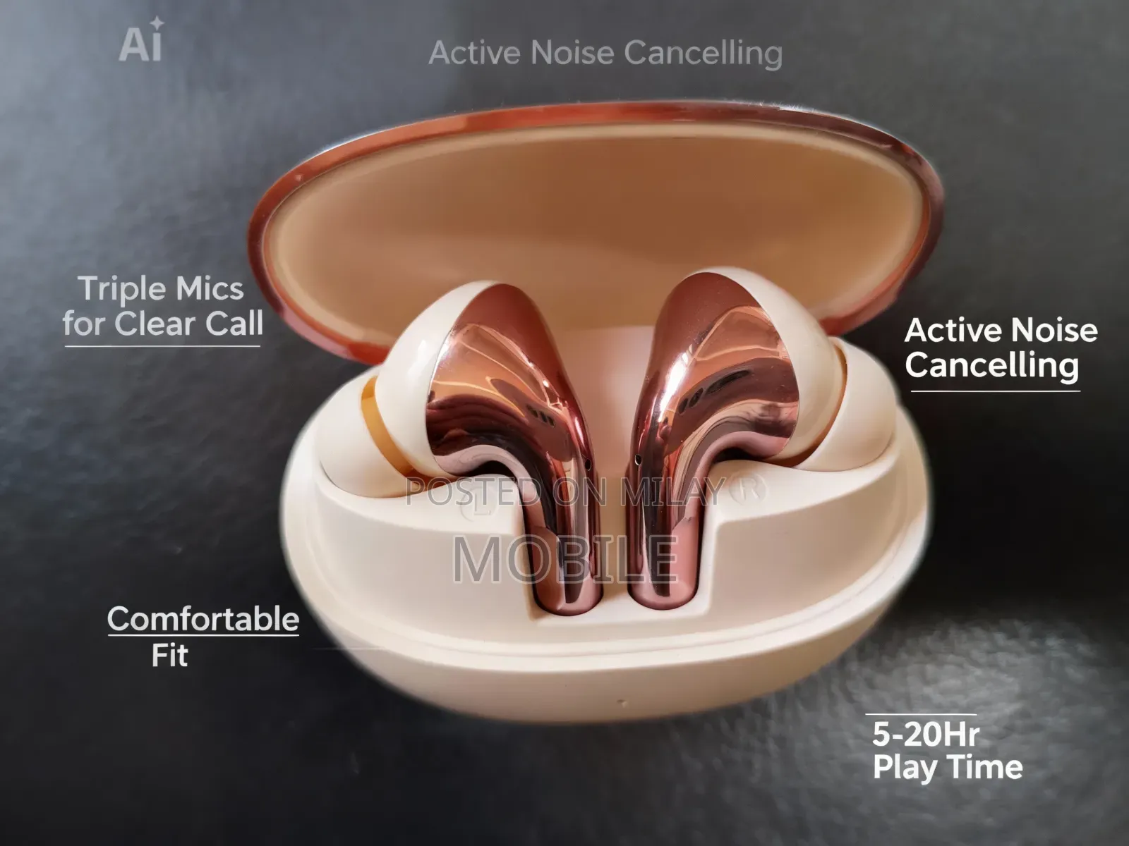 Buds Pro 4 – Premium Wireless Earbuds With 3-Voice Changer,