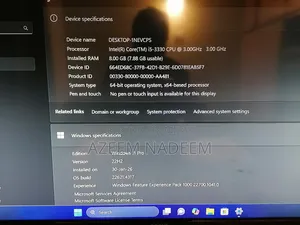 New Desktop Computer HP 8GB Intel Core 5 HDD 160GB