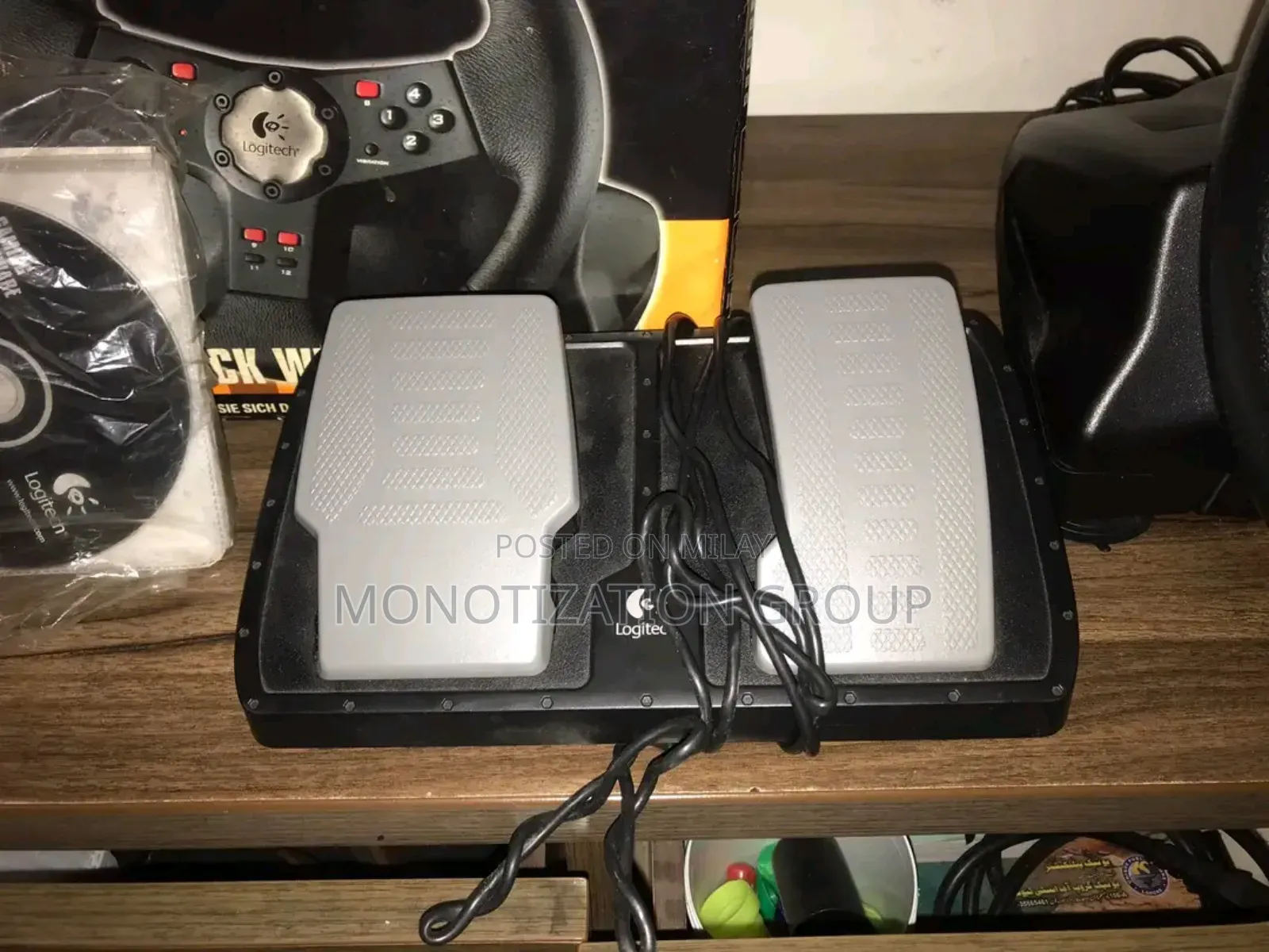 Logitech Gaming Steering Wheel for Sale Box Packed Condition