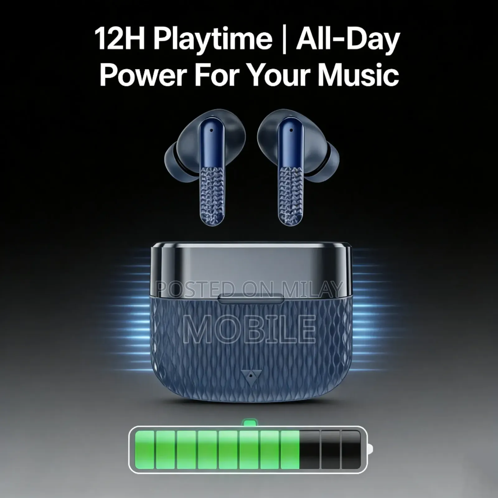 Clamode Earbuds Pro 5 - Advanced Noise Cancellation Wireless Earbuds