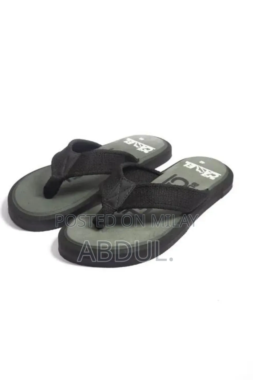 Men's Casual Rubber Flip Flop One Piece