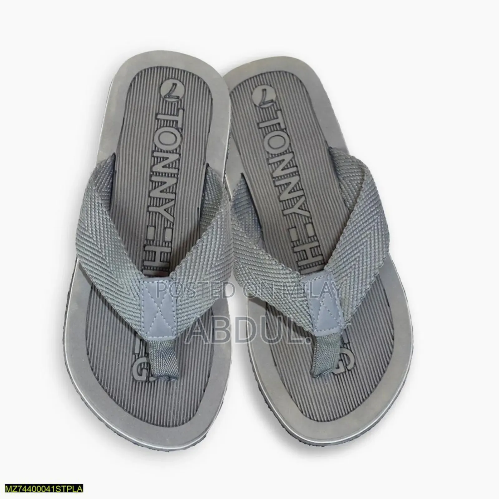 Men's Casual Rubber Flip Flop One Piece