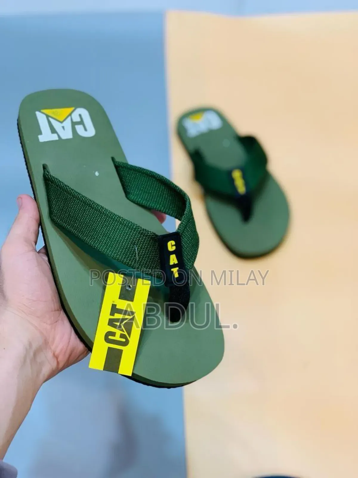 Men's Casual Rubber Flip Flop One Piece