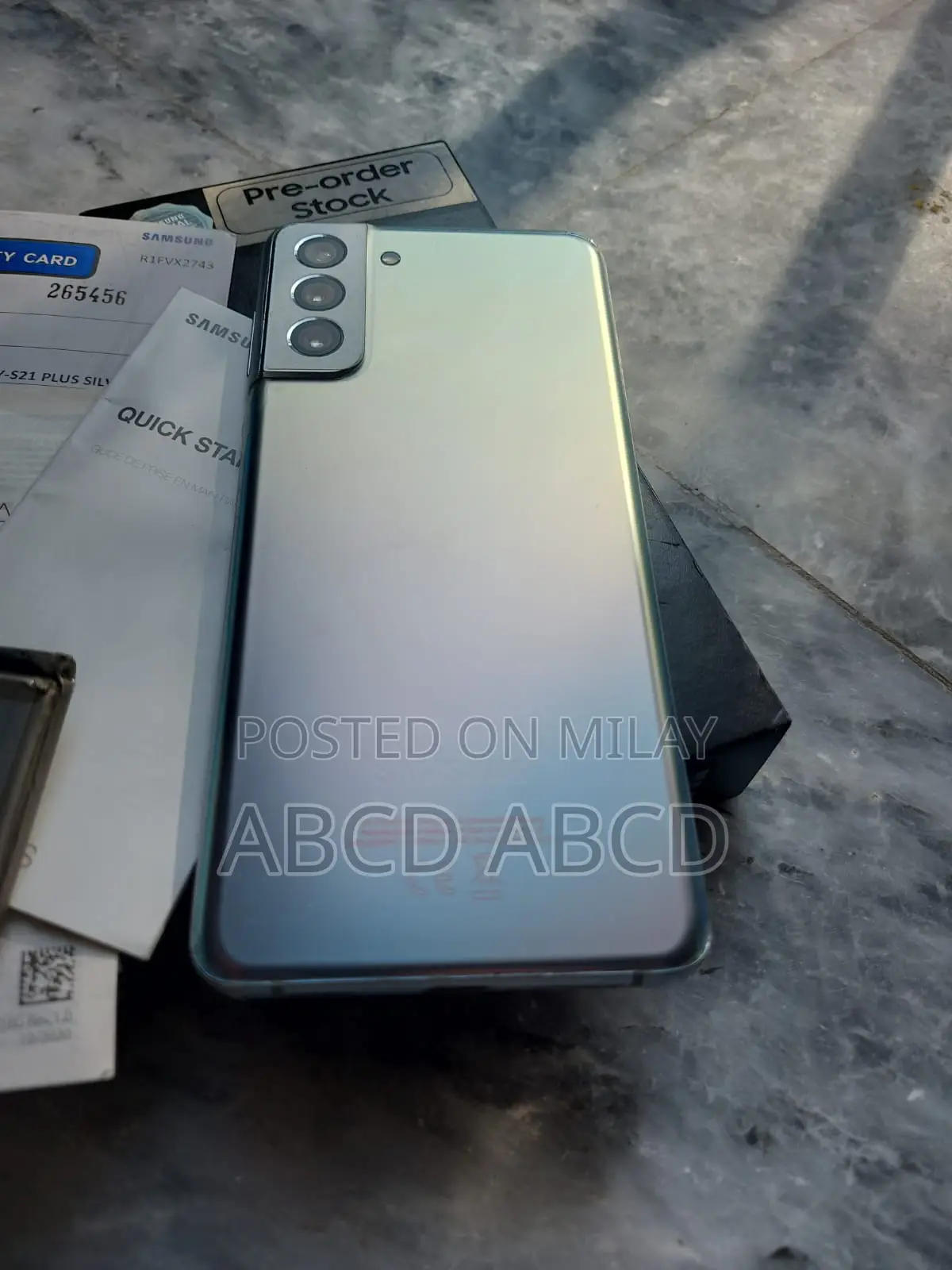 New Samsung Galaxy S21+ 5G 256 GB Silver